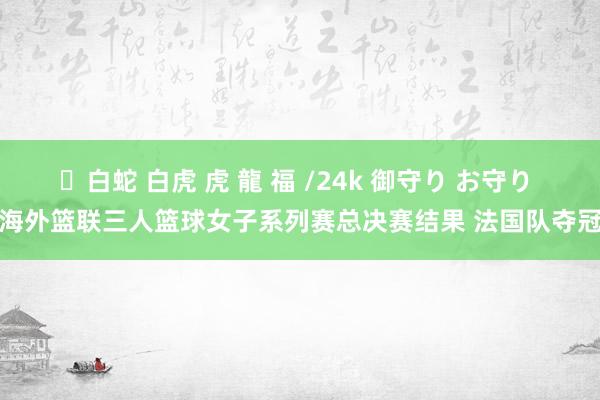 ✨白蛇 白虎 虎 龍 福 /24k 御守り お守り 海外篮联三人篮球女子系列赛总决赛结果 法国队夺冠