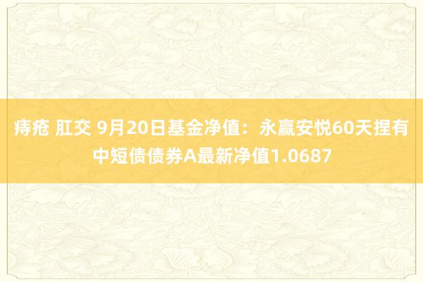 痔疮 肛交 9月20日基金净值：永赢安悦60天捏有中短债债券A最新净值1.0687