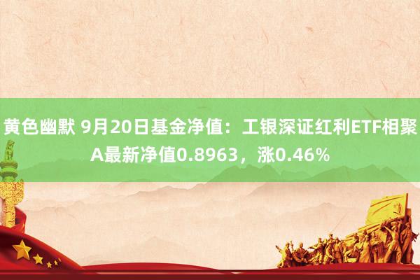 黄色幽默 9月20日基金净值：工银深证红利ETF相聚A最新净值0.8963，涨0.46%