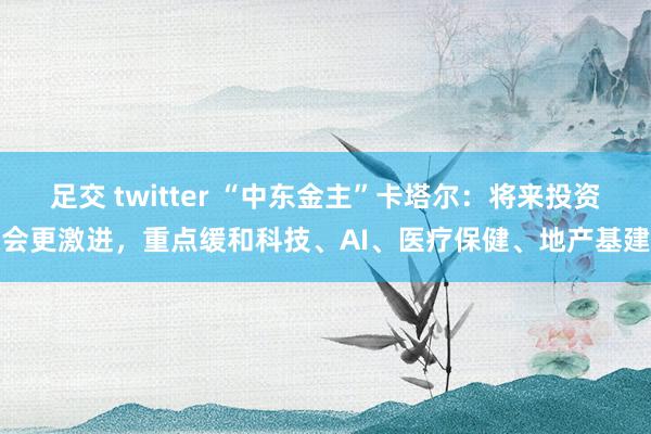 足交 twitter “中东金主”卡塔尔：将来投资会更激进，重点缓和科技、AI、医疗保健、地产基建